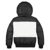 Two-tone children's jacket with hood