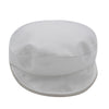 White baptismal cap