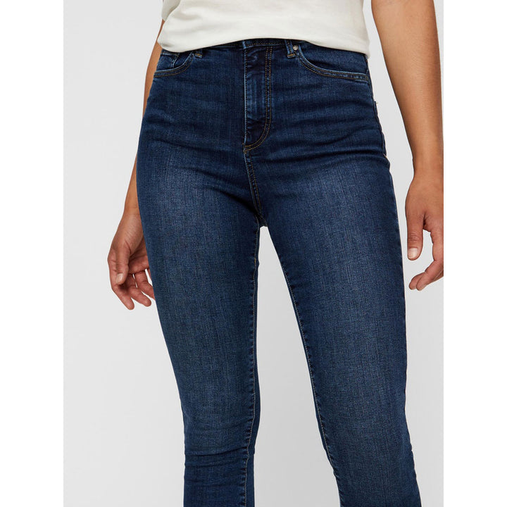 High waisted skinny fit women's jeans