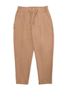 Daniele alessandrini pantalone bambino camel carrot fit