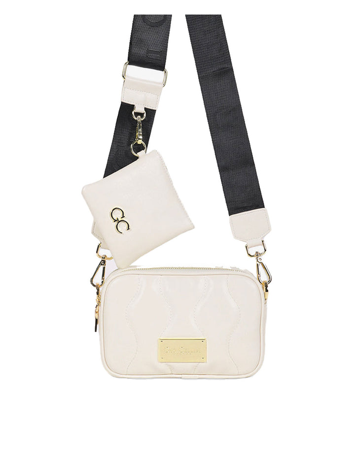 Gio Cellini Tory borsa bianca con accessorio