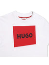 Hugo kids t-shirt square logo