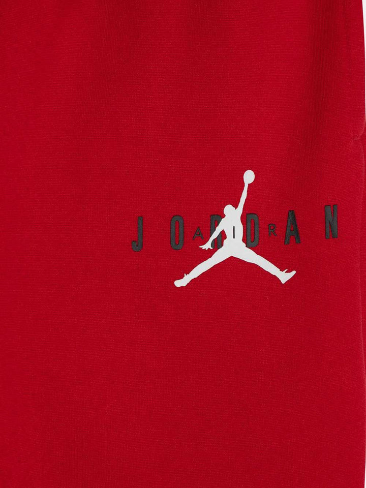 Jordan tracksuit pants kids red