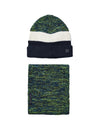 Mayoral completo bambino sciarpa e cappello verde