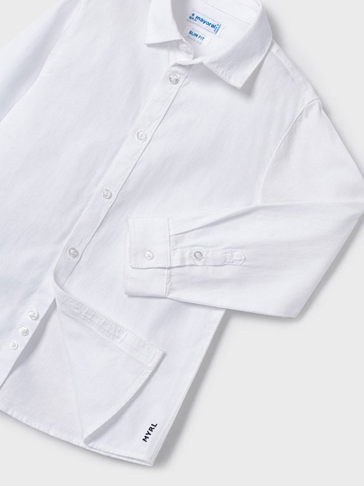 Mayoral basic white children's shirt