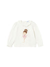 Mayoral long sleeve princess girl t-shirt