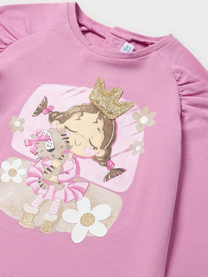 Mayoral t-shirt girl princess pink