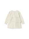 Mayoral dress for girls with ecru ruffles