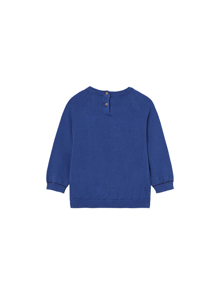 Mayoral blue sustainable cotton children's pullover