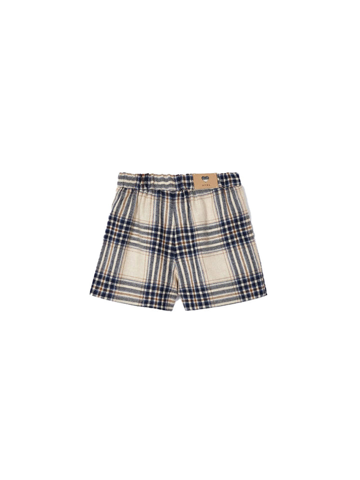 Mayoral checked bermuda shorts for girls