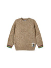 Mayoral beige crew neck sweater for kids