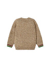 Mayoral beige crew neck sweater for kids