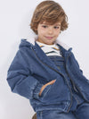 Mayoral padded children's denim jacket