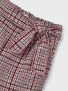 Mayoral long checked trousers for girls