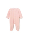 Mayoral newborn pink chenille onesie