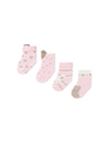 Mayoral newborn set of 4 pink birth socks