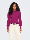 Only Katia fuchsia high neck pullover