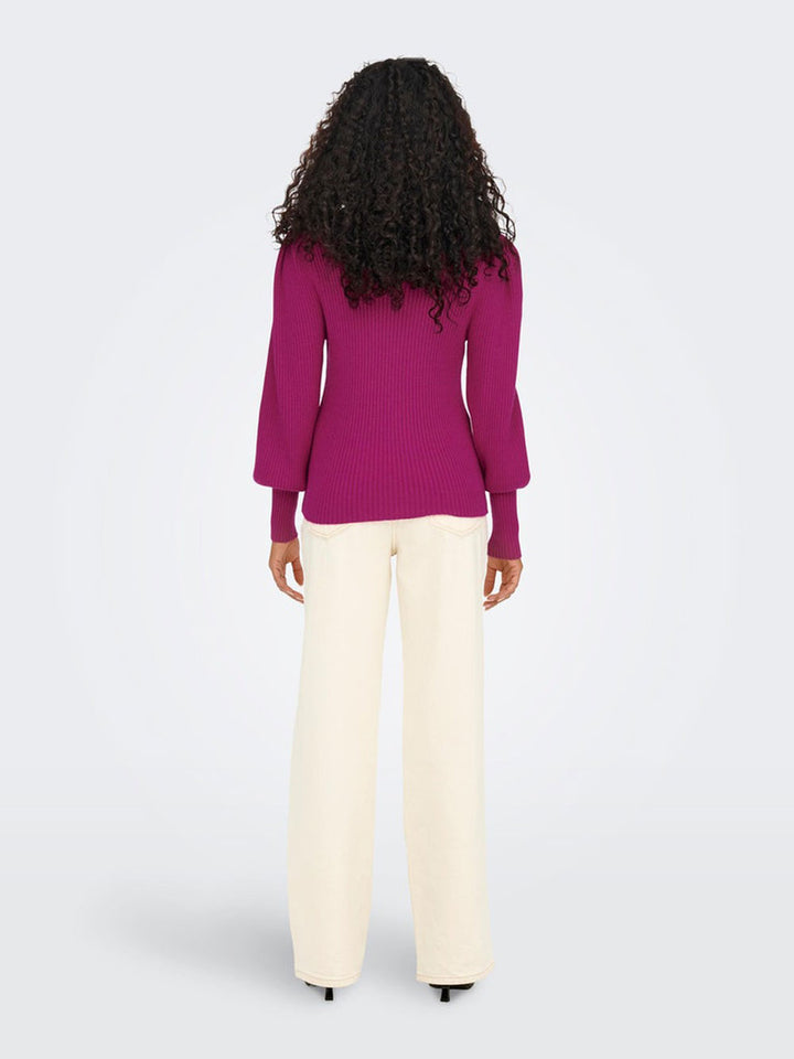 Only Katia fuchsia high neck pullover