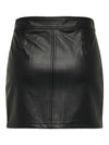 Only Honey women's eco-leather biker skirt