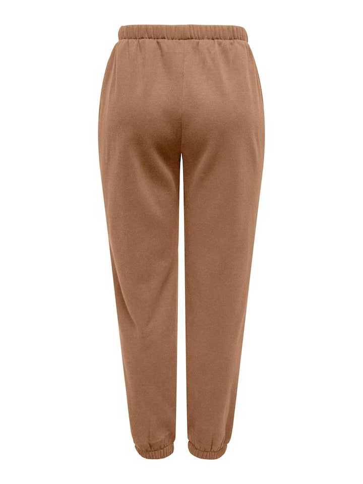 Only Diana beige women's tracksuit trousers