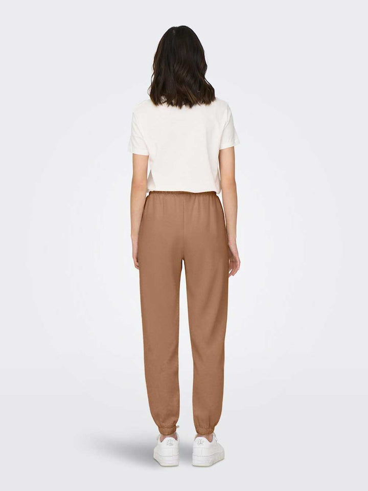 Only Diana beige women's tracksuit trousers