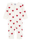 Petit Bateau footless pajamas hearts