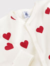 Petit Bateau footless pajamas hearts