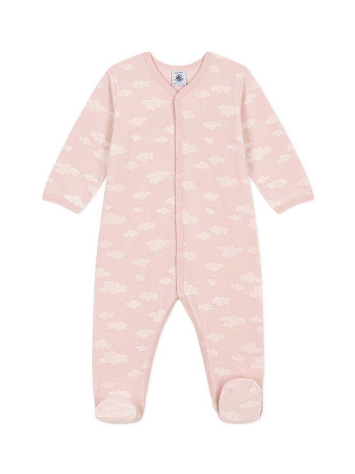 Petit Bateau cloud chenille onesie