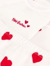 Petit Bateau completo 3 pezzi cuore