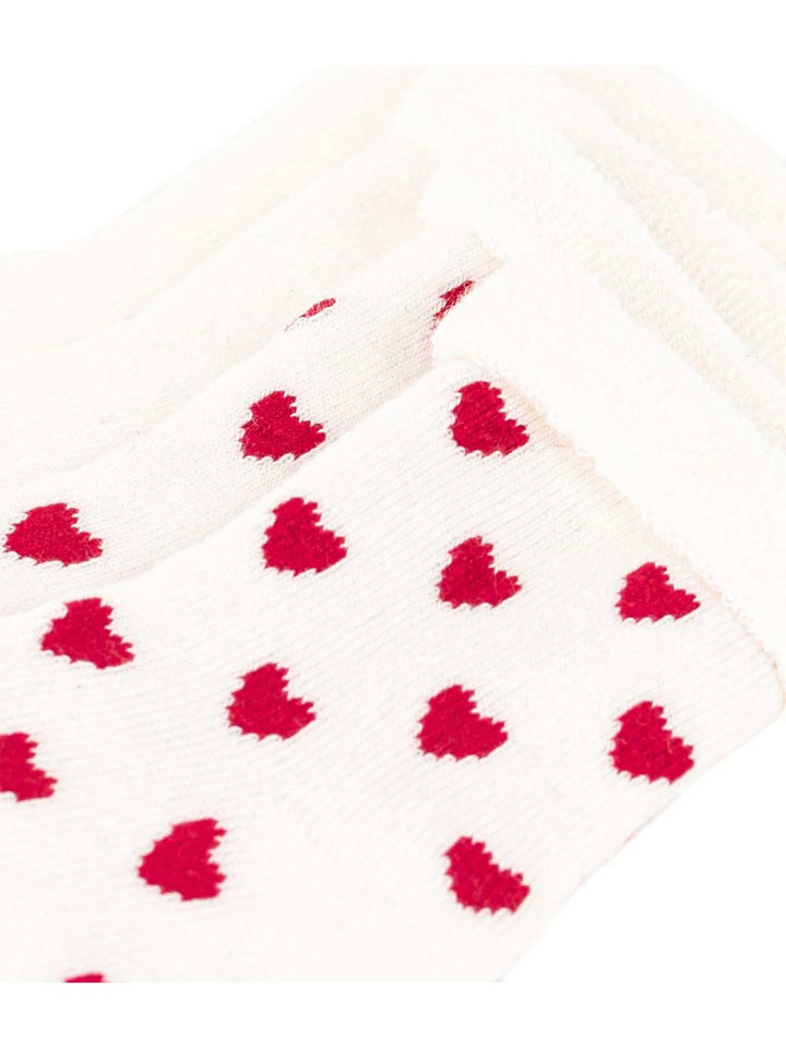 Petit bateau heart birth socks