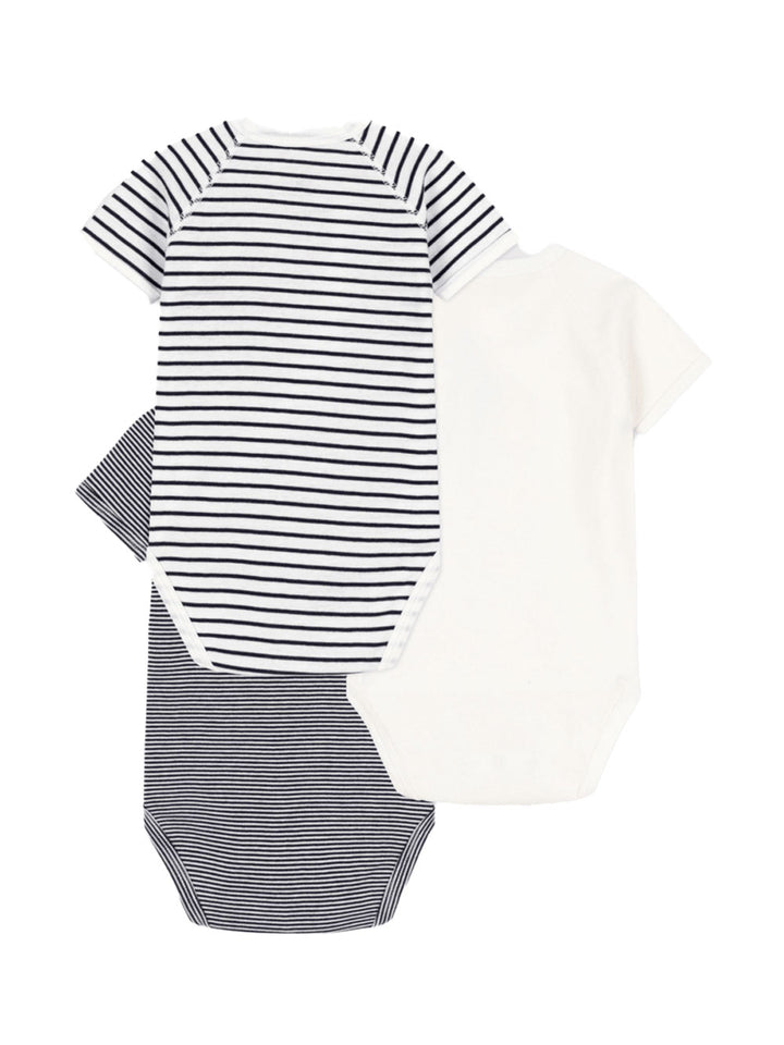 Petit Bateau confezione 3 body incrociati