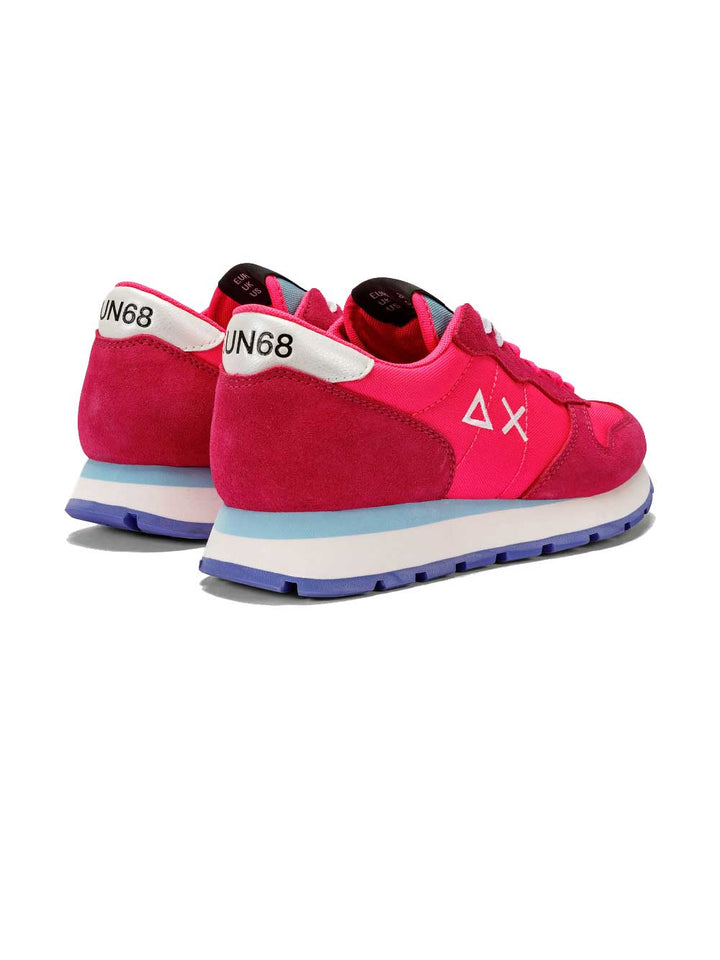 Sun68 Ally Solid nylon fuchsia women's sneakers