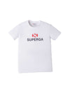 Superga unisex children's t-shirt logo