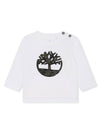 Timberland t-shirt bambino logo frontale