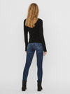 Vero Moda Glory black turtleneck pullover