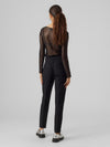 Vero Moda Holly pantalone donna nero tapered fit