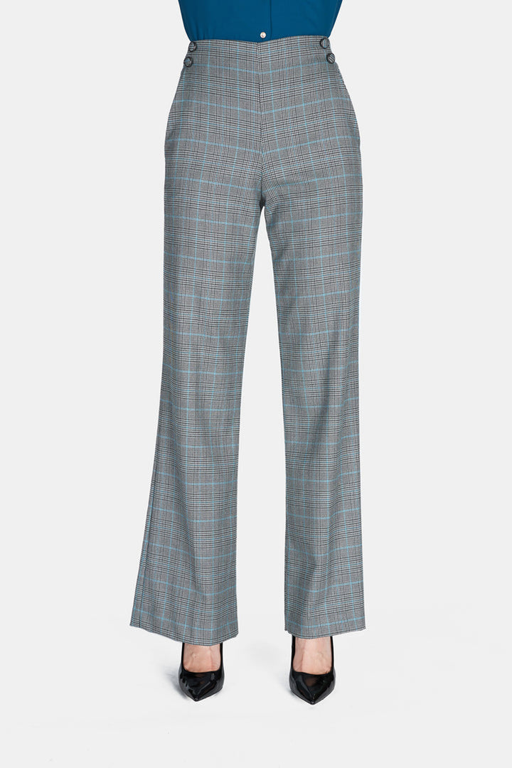 ARTIGLI Trousers for WOMEN - Teal Grey