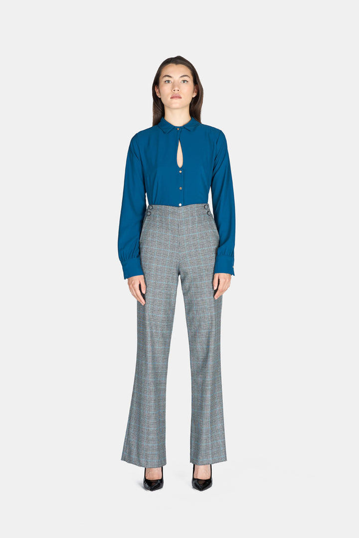 ARTIGLI Trousers for WOMEN - Teal Grey