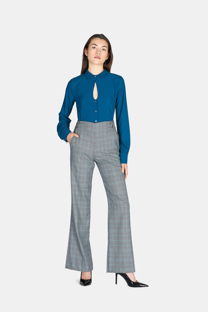 ARTIGLI Trousers for WOMEN - Teal Grey