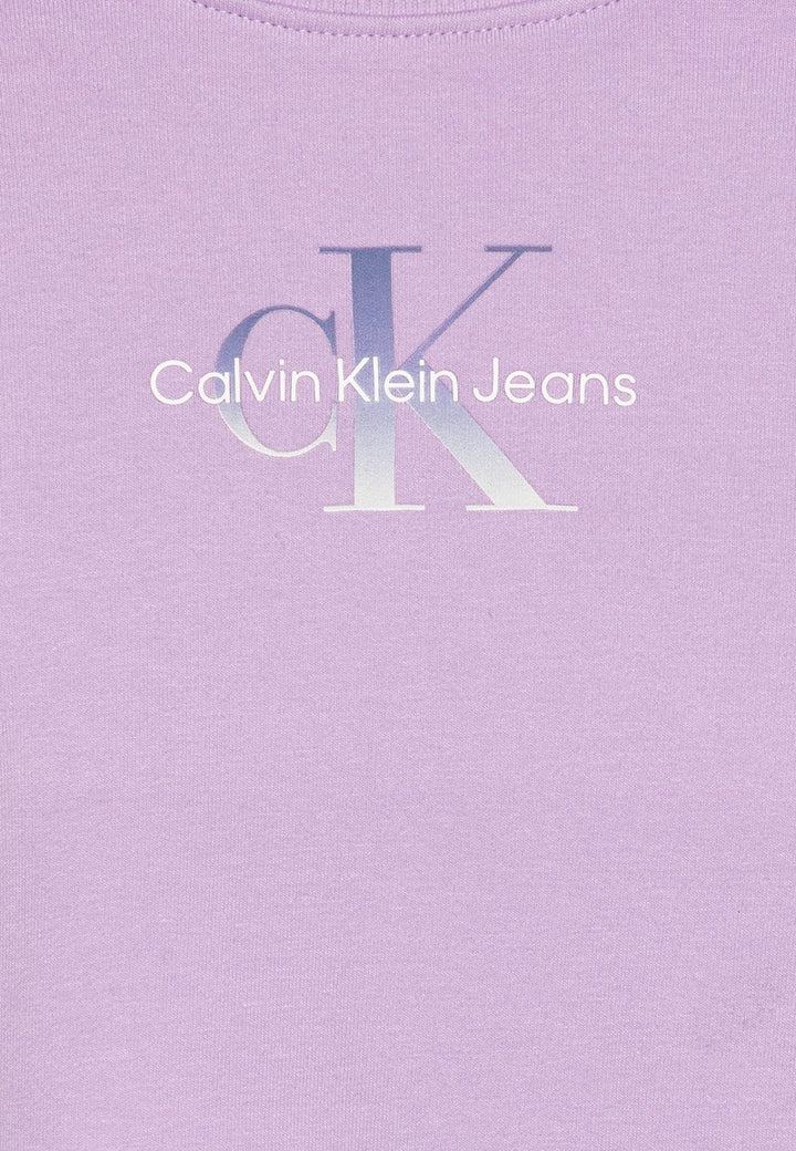 Felpa CALVIN KLEIN JEANS da BAMBINA - Pastel Lilac