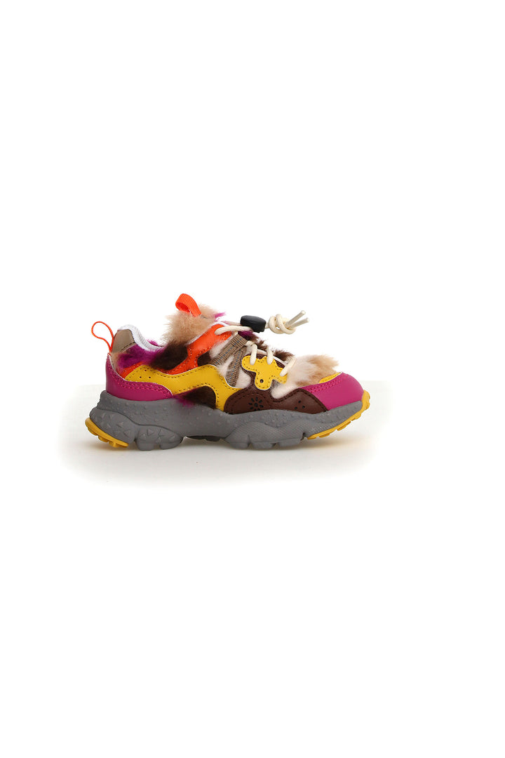 FLOWER MOUNTAIN sneakers for CHILDREN - Bordeaux