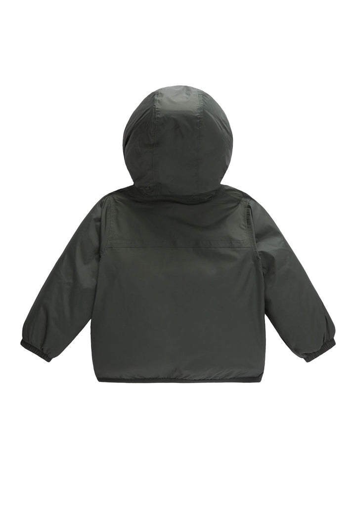 K-WAY Jacket for CHILDREN - Green blackish