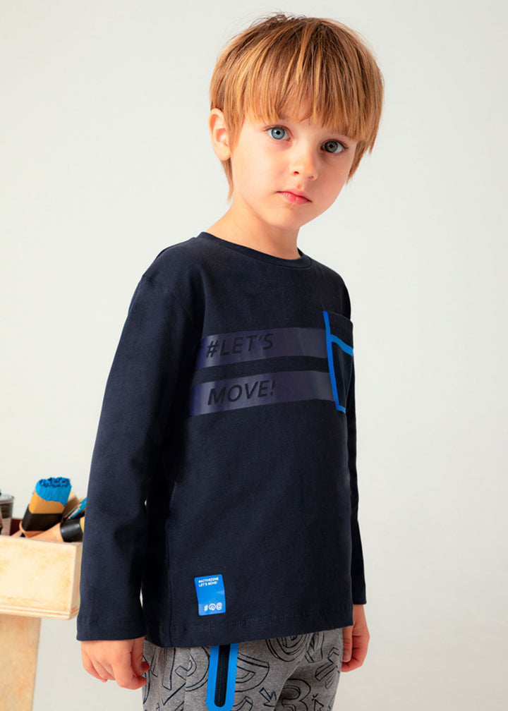 MAYORAL T-shirt MAYORAL da BAMBINO - Blue Black