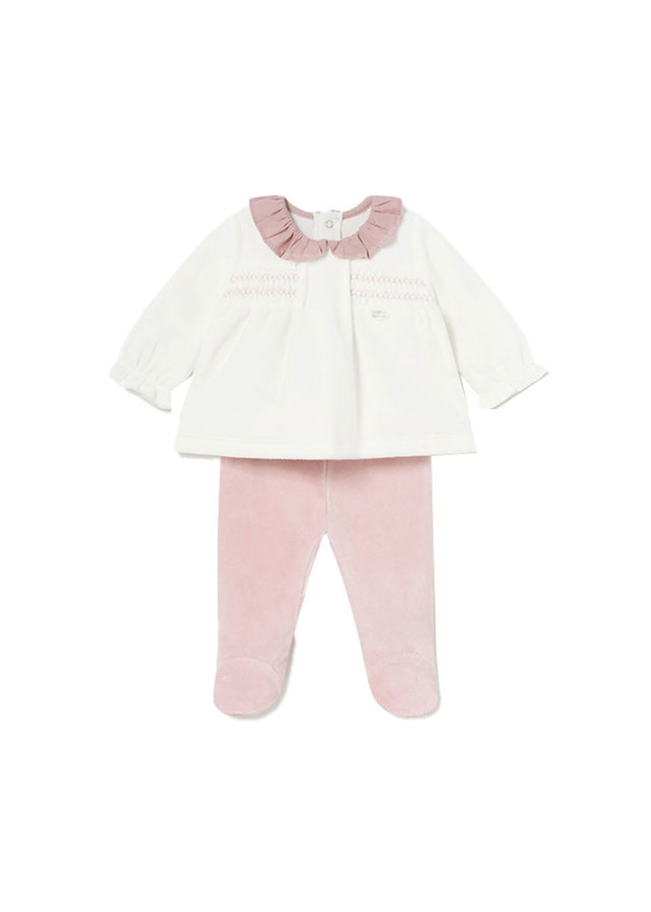 MAYORAL NEWBORN Baby Girl Set - Baby Pink