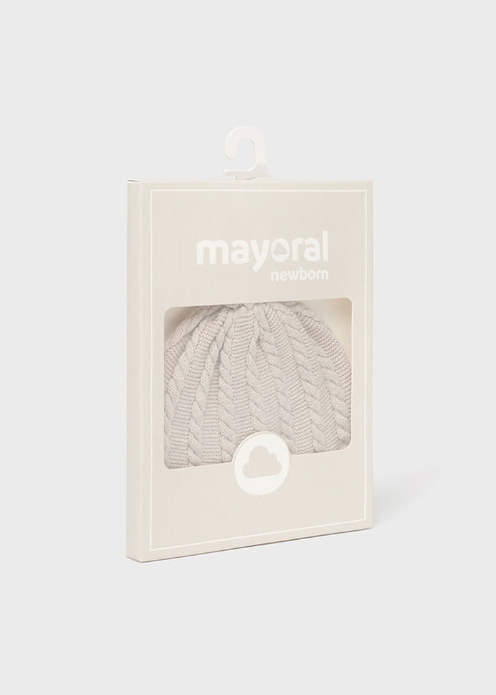 MAYORAL NEWBORN Hat for NEWBORN - Walnut vigor