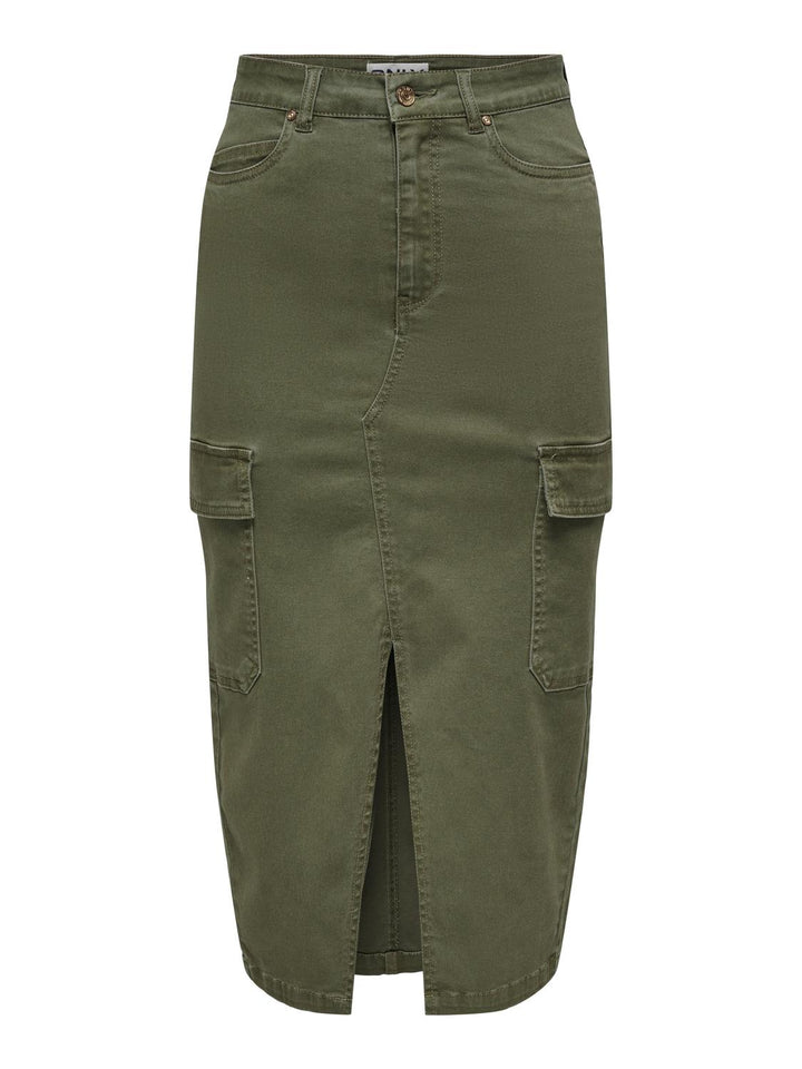 ONLY skirt for WOMEN - Olive Night