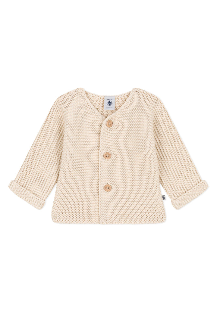 PETIT BATEAU Cardigan PETIT BATEAU da NEONATI - AVALANCHE