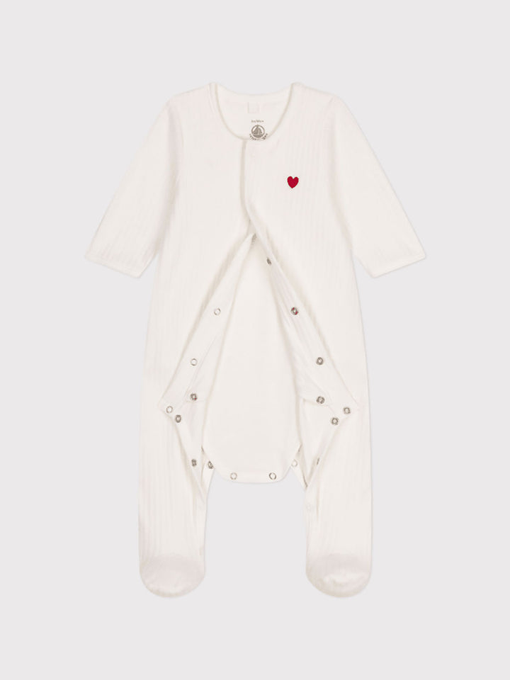 PETIT BATEAU Tutina PETIT BATEAU da NEONATI - Marshmallow