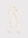 PETIT BATEAU onesie for NEWBORNS - Marshmallow