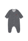 PETIT BATEAU Tutina PETIT BATEAU da NEONATI - SMOKING/MARSHMALLOW